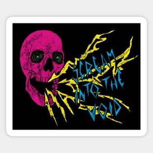 Scream into the Void Sticker